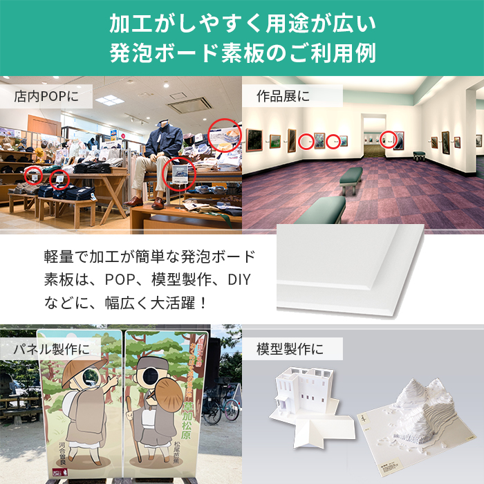 スチレン ボード 素板 PSボード 3mm 厚さ A2（サイズ420×594mm