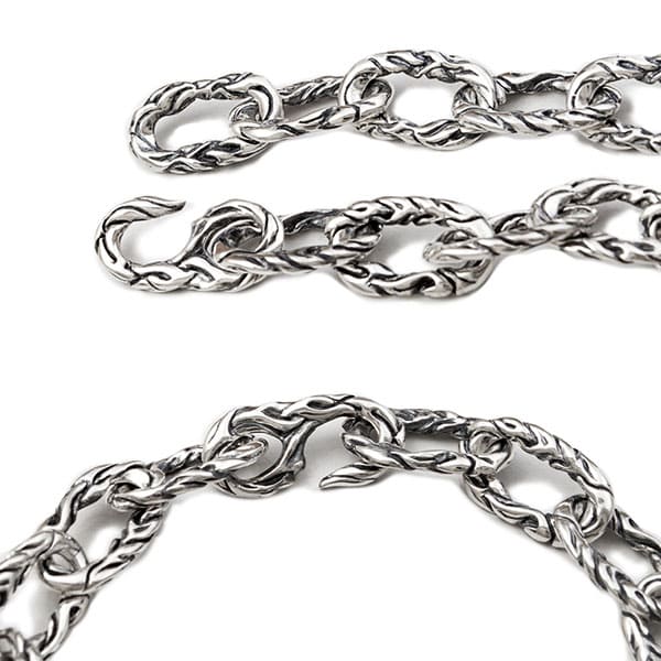 送料無料 シルバーネックレス (メンズ) [DT-507]