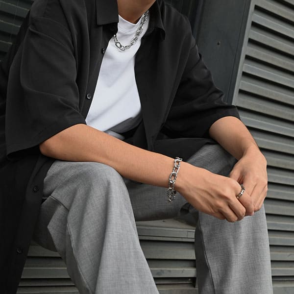 メンズ シルバーブレスレット [DB-192]