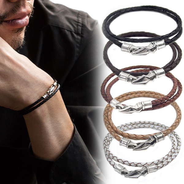 ブレスレット・レザーブレスレット｜神戸のハンドメイドのシルバー