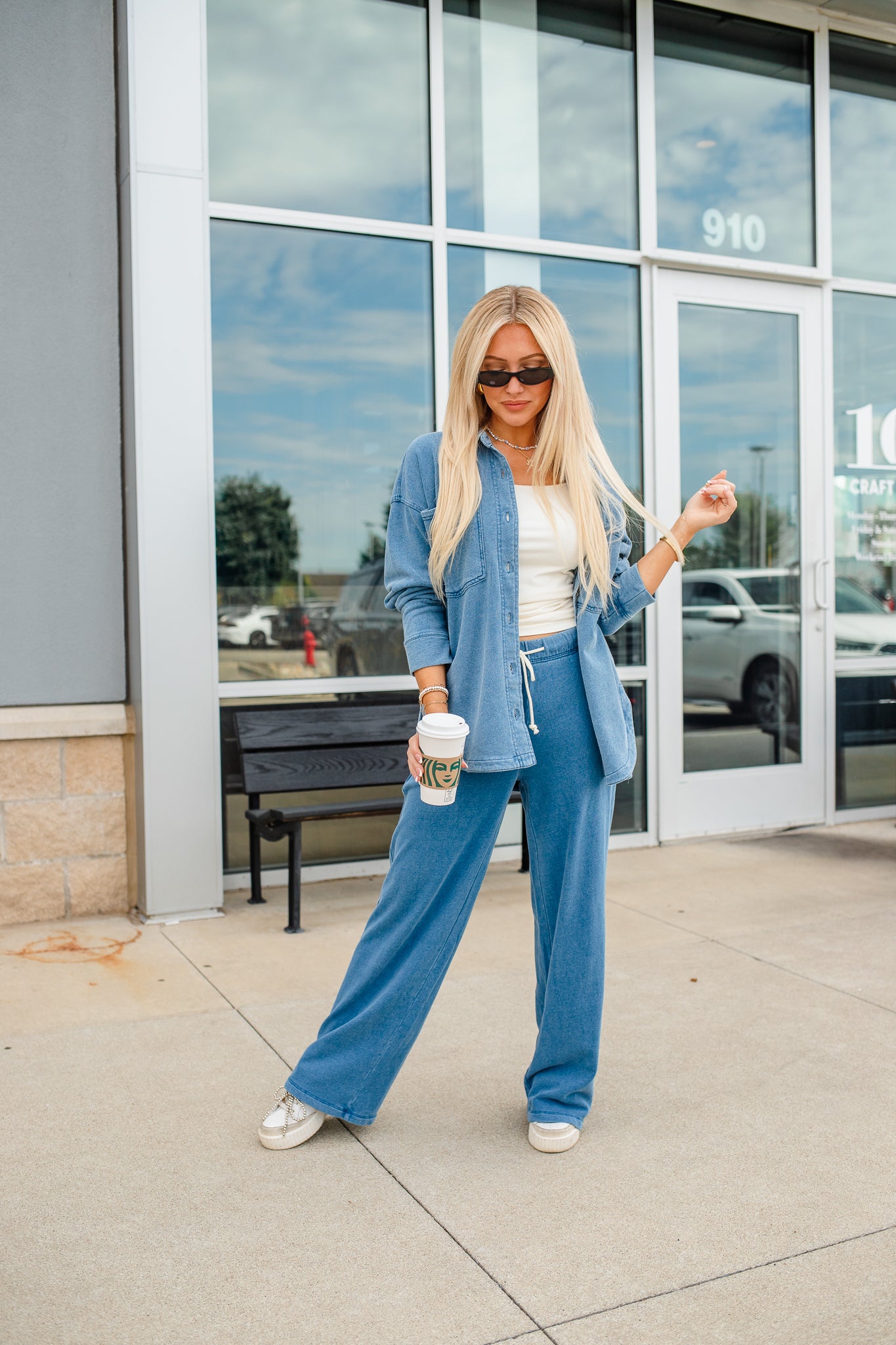 Z Supply | All Day Knit Denim Jacket - Vintage Indigo