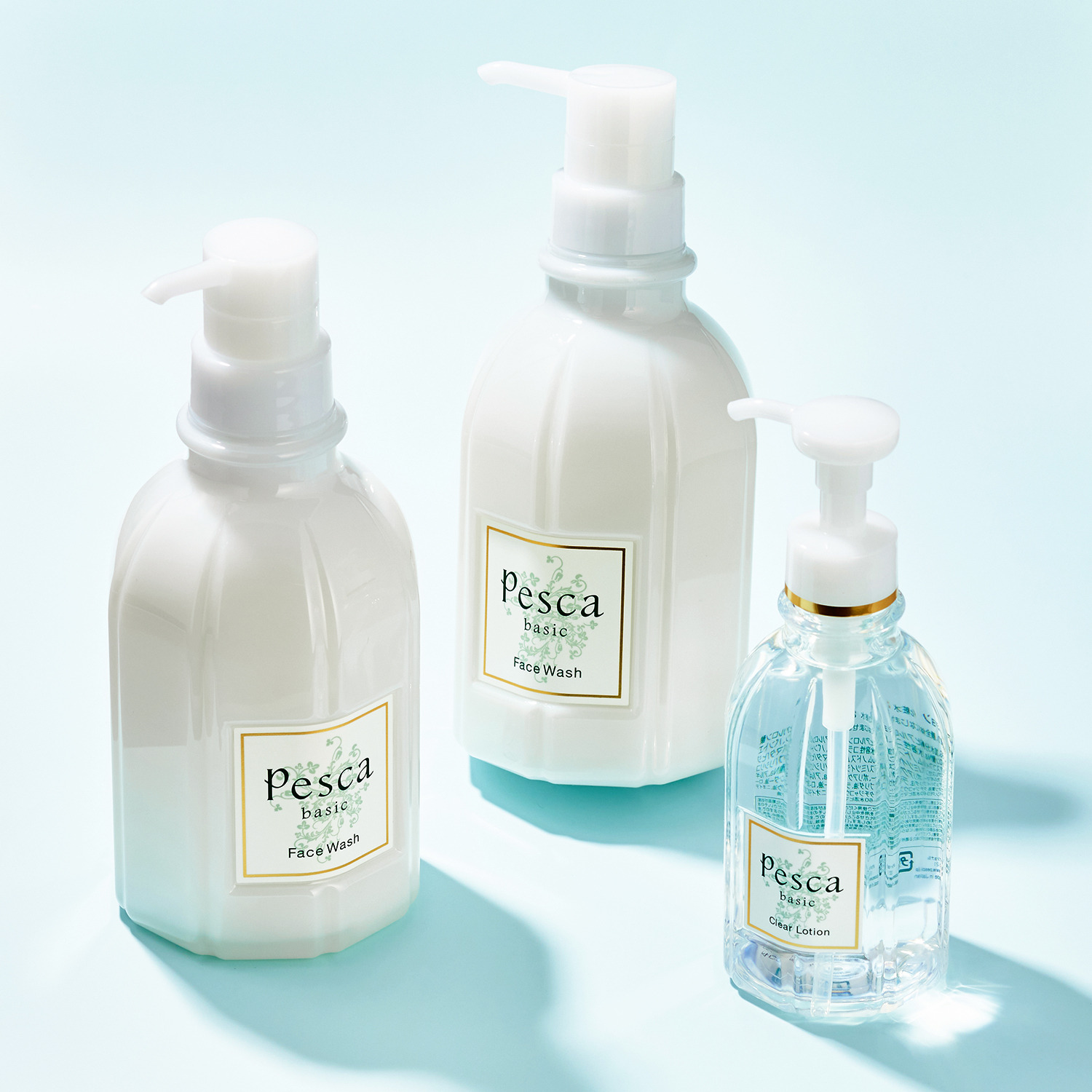 ペスカ フェイスウォッシュ ビッグサイズ2本＆ クリアローション