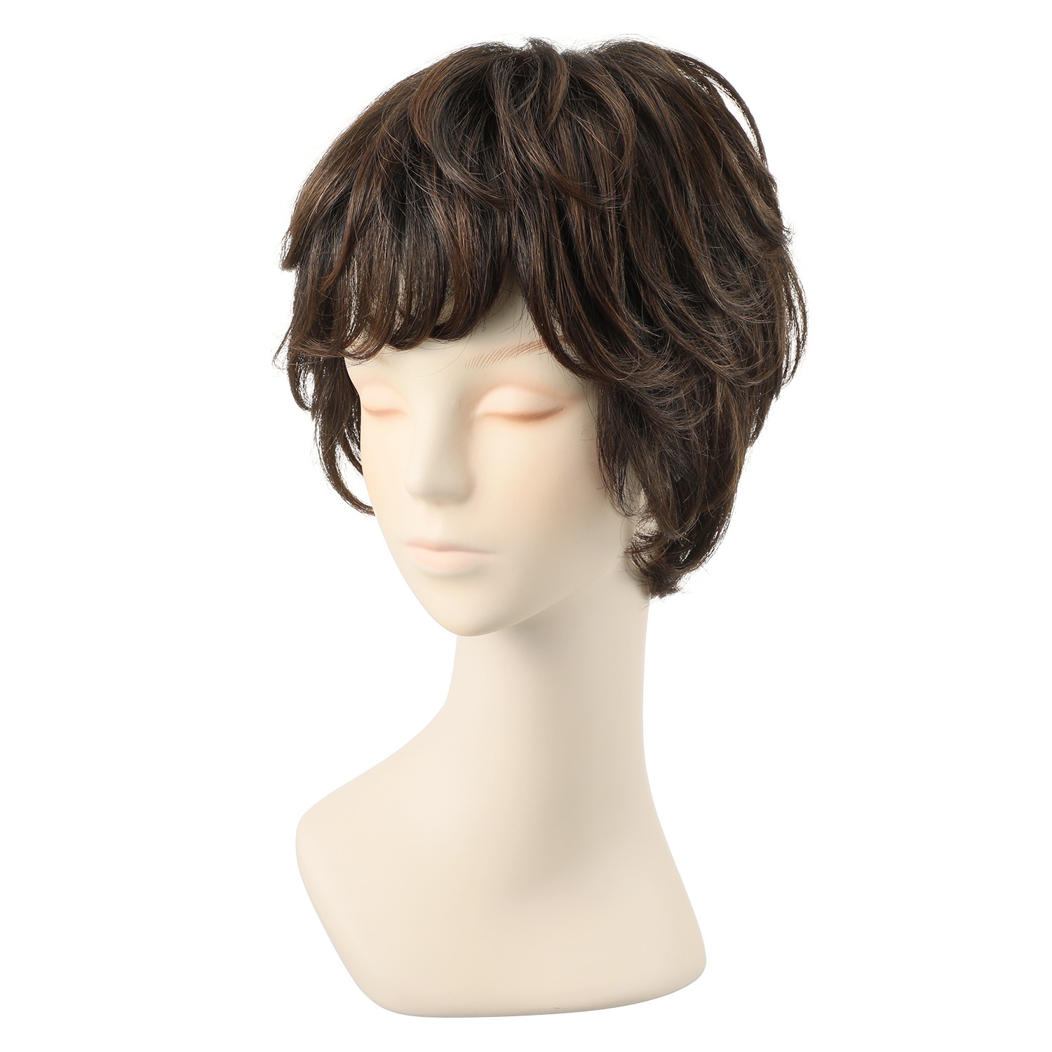 ナチュラルブラウン＞マダムヒロコ フルハンドメイド 高品質フル