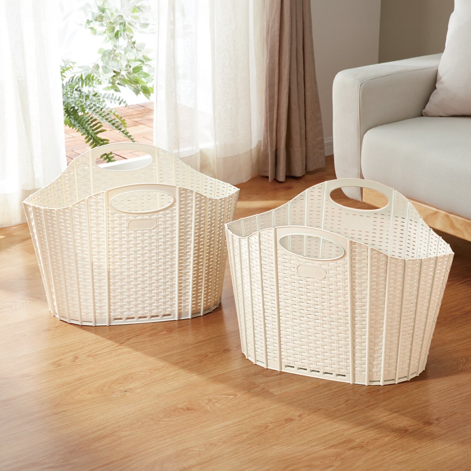 コンパクトに収納できる ハルサスタジオ 折りたためる ランドリー