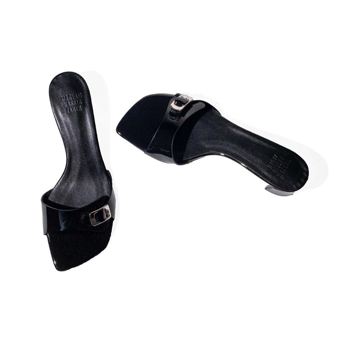 Maryam Nassir Zadeh Zeyna Slide in Black – JUDITH