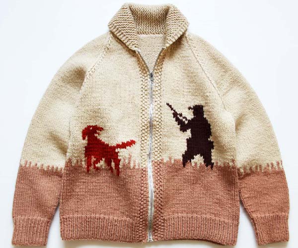 ハンティング柄 ウール カウチンセーター - Sixpacjoe Web Shop