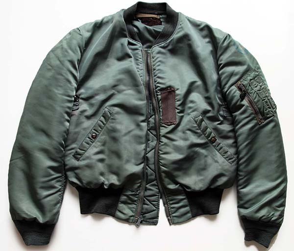 50s 米軍 USAF B-15D MOD フライトジャケット セージグリーン 38