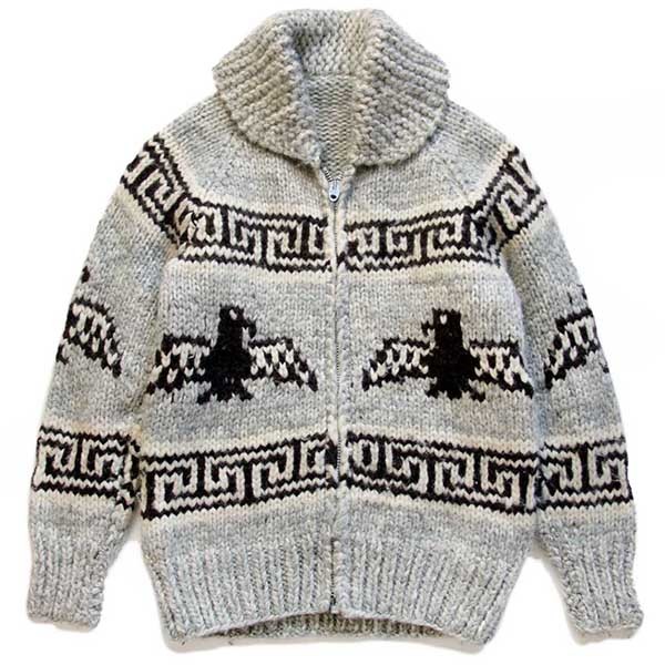 カナダ製 サンダーバード柄 ウール カウチンセーター - Sixpacjoe Web Shop