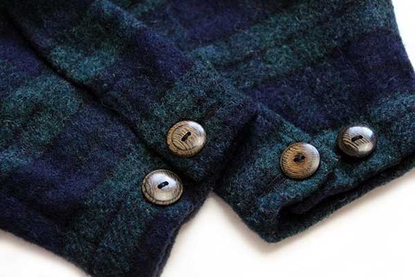 90s USA製 Woolrichウールリッチ ブラックウォッチ タータンチェック