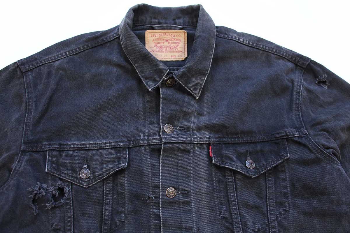 90s Levi'sリーバイス 70503 ブラック デニムジャケット 4ポケット