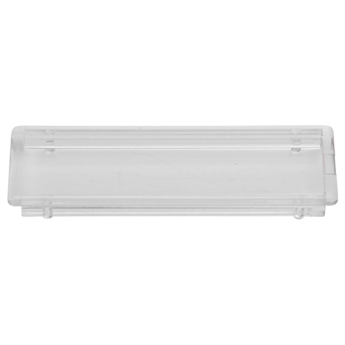 sicher4you - Renz Namensschild 65x20 mm farblos Briefkastenschild