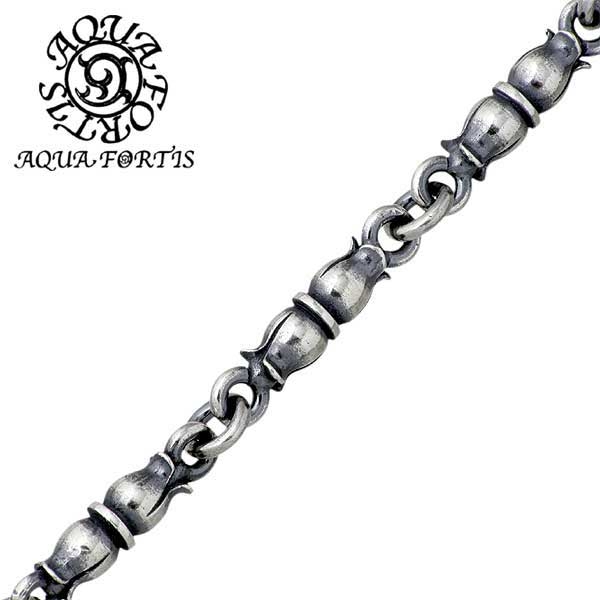 AQUA FORTIS(アクアフォーティス) シルバー ブレスレット ブラック