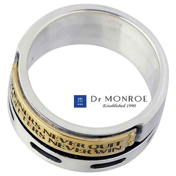 Dr MONROE(ドクターモンロー) シルバー リング K18YG 18金コンビ