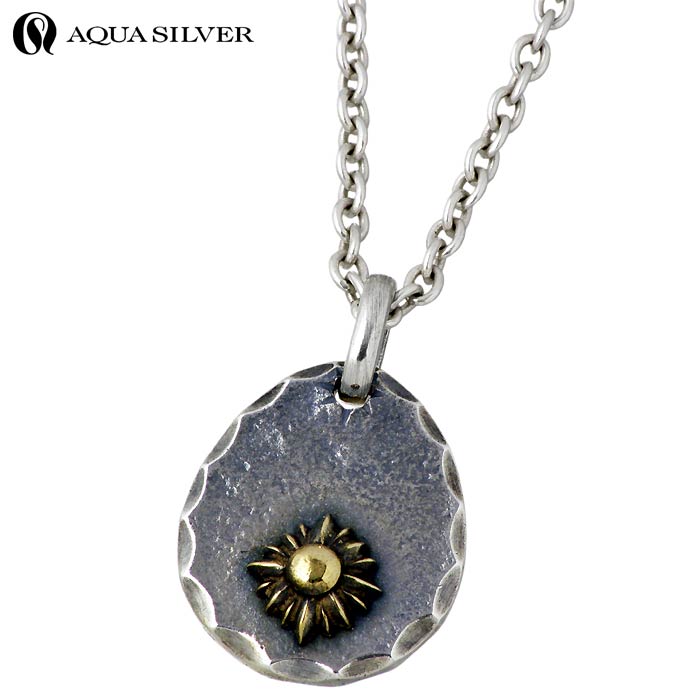 AQUA SILVER(アクアシルバー) 太陽と月 シルバー ペンダントトップ
