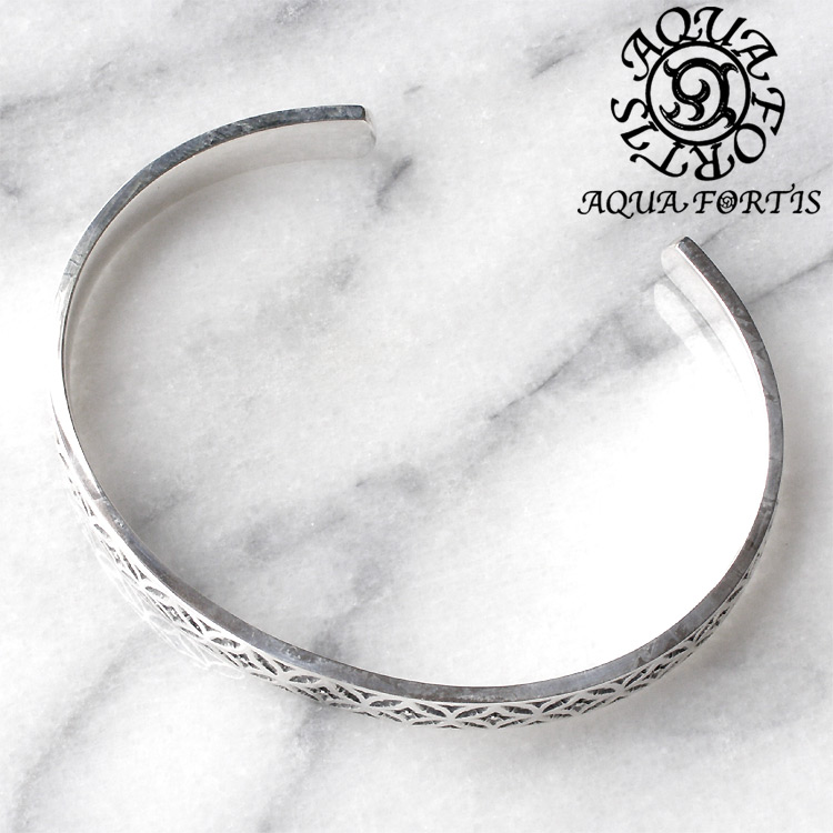 アクアフォーティス トレーサリー シルバー バングル シルバー925