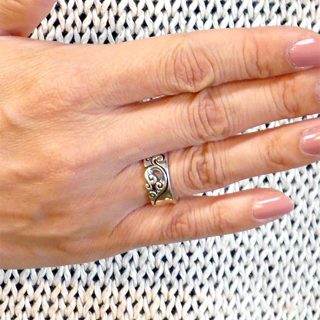 M's collection(エムズ コレクション) フェザー シルバー リング 指輪