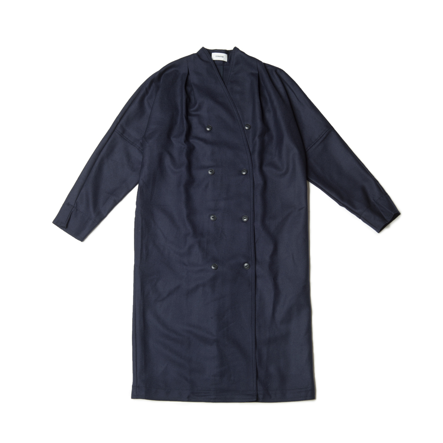 Vネックコート ネイビー | SINME