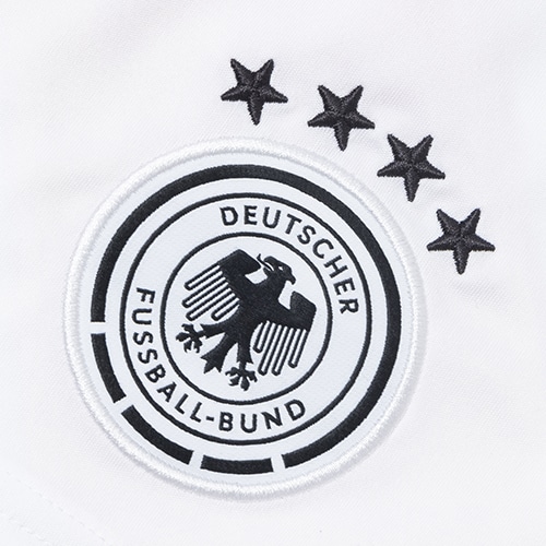 ドイツ代表 使用感少アディダス ドイツ代表 刺繍 エンブレム ハーフ