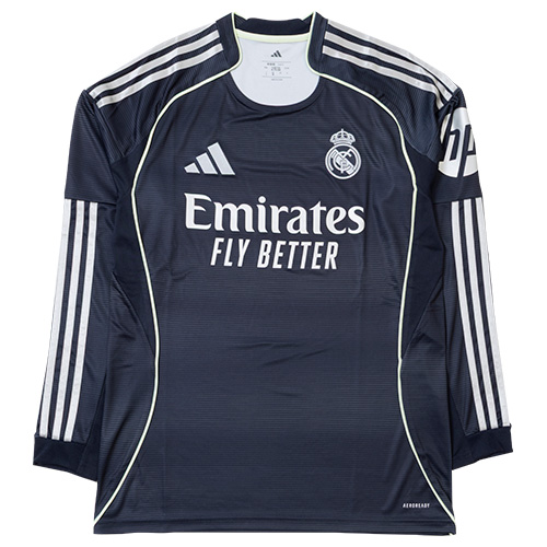 25-26 レアル・マドリード AWAY 長袖ユニフォーム／サッカーショップKAMO