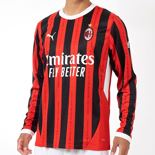 24-25 ACミラン HOME 長袖ユニフォーム／サッカーショップKAMO