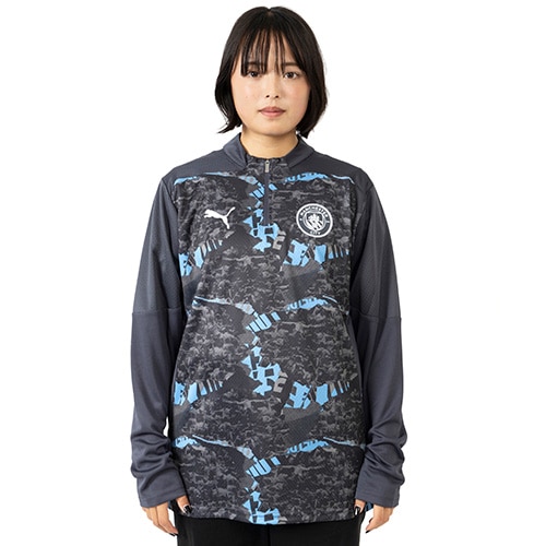 24-25 マンチェスター・シティ プレマッチ1/4ジップトップ／サッカー