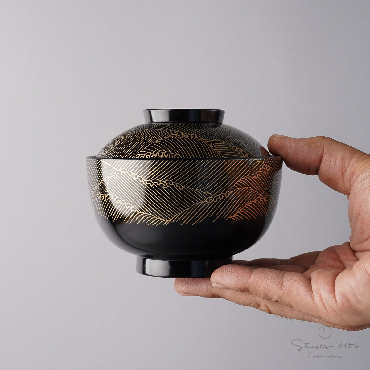 越前漆器 雅晃吸物椀 11cm/380ml [食洗機対応]の通販｜Studio1156