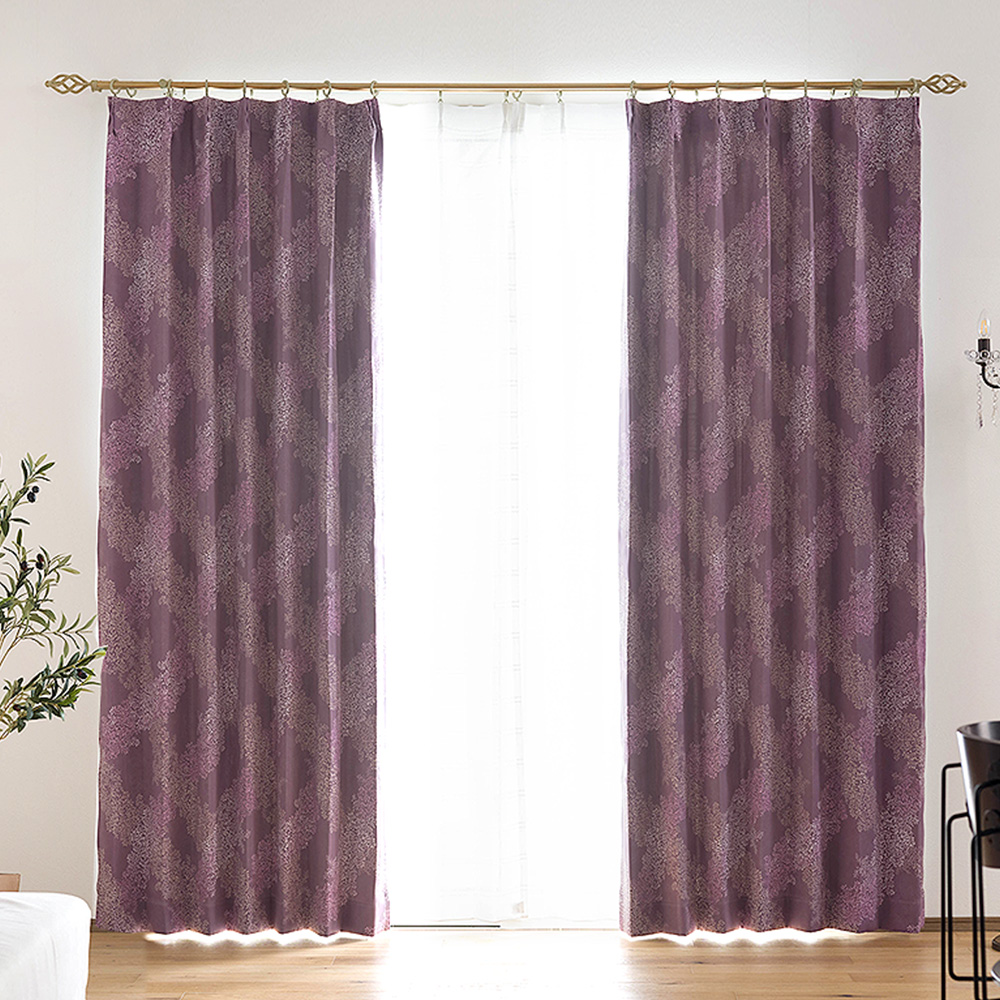 Garden in PARIS ガーデンインパリス 厚地カーテン【AH5005】フィレ デ