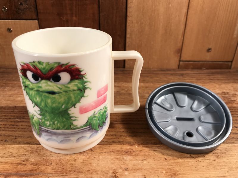 Peter Pan Sesame Street “Oscar” Plastic Mug オスカー ビンテージ