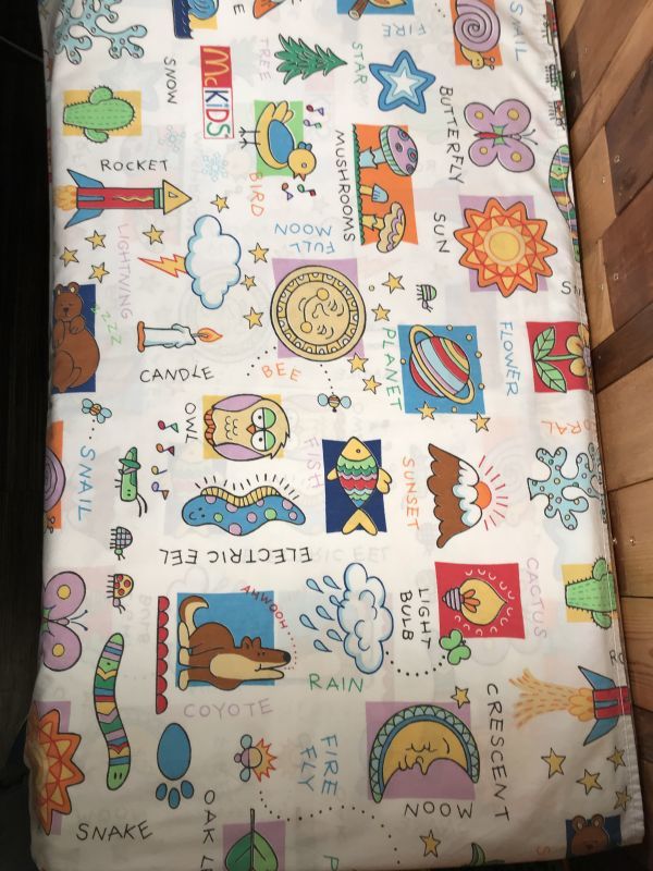 McDonald's “Mc Kids” Flat Sheet マックキッズ ビンテージ フラット
