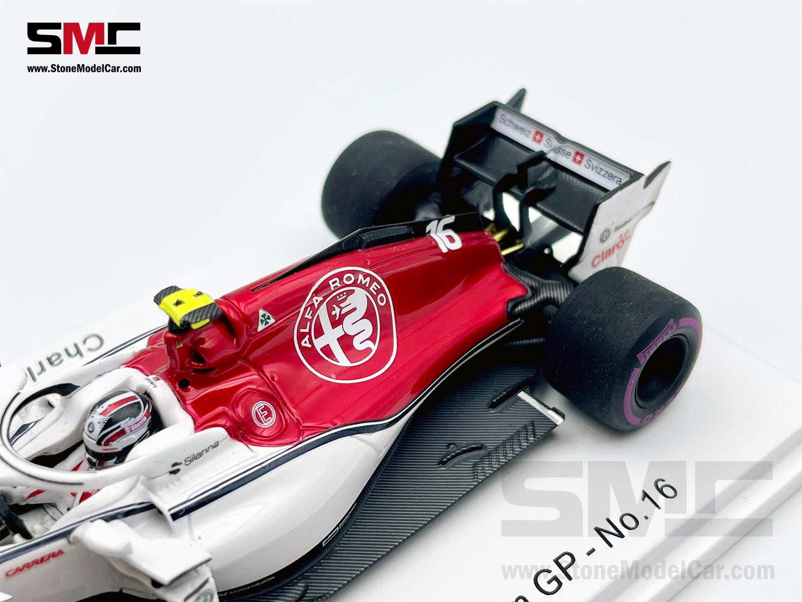 1:43 Spark Alfa Romeo C37 #16 Charles Leclerc Azerbaijan 6th 2018