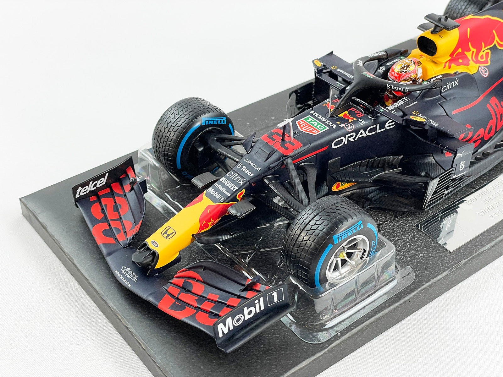 2021 F1 World Champion #33 Max Verstappen Red Bull RB16B Belgian