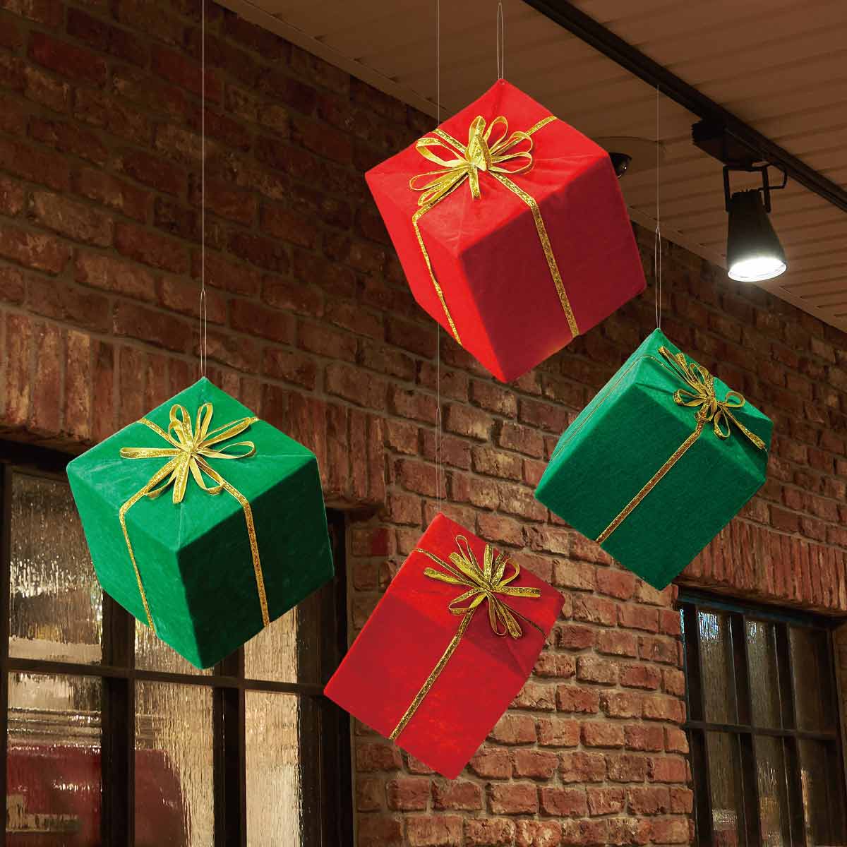 ビッグプレゼントボックス25cm レッド