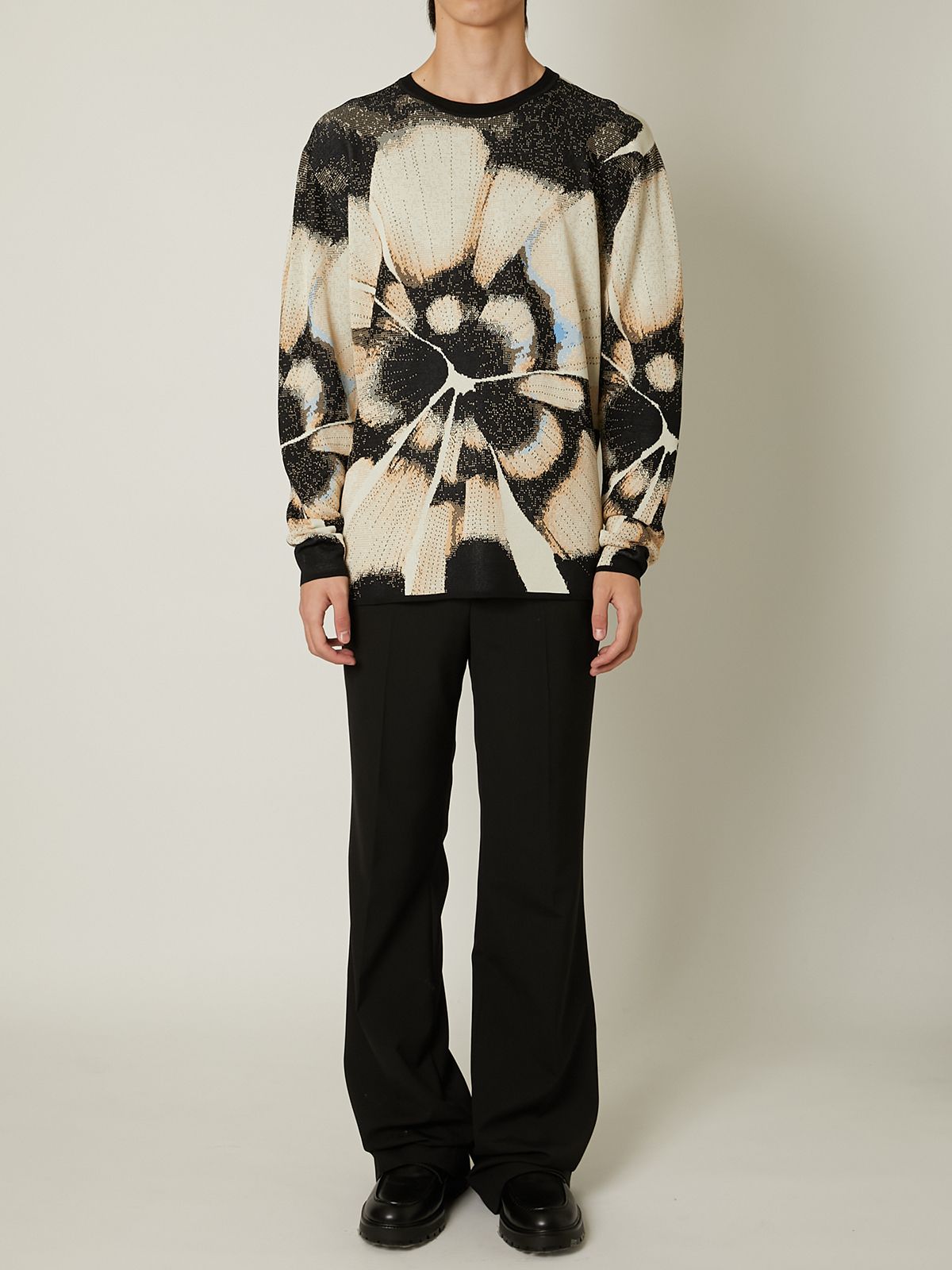 TAAKK - 【24AW】フラワー ジャガード織りニット / JACQUARD KNIT