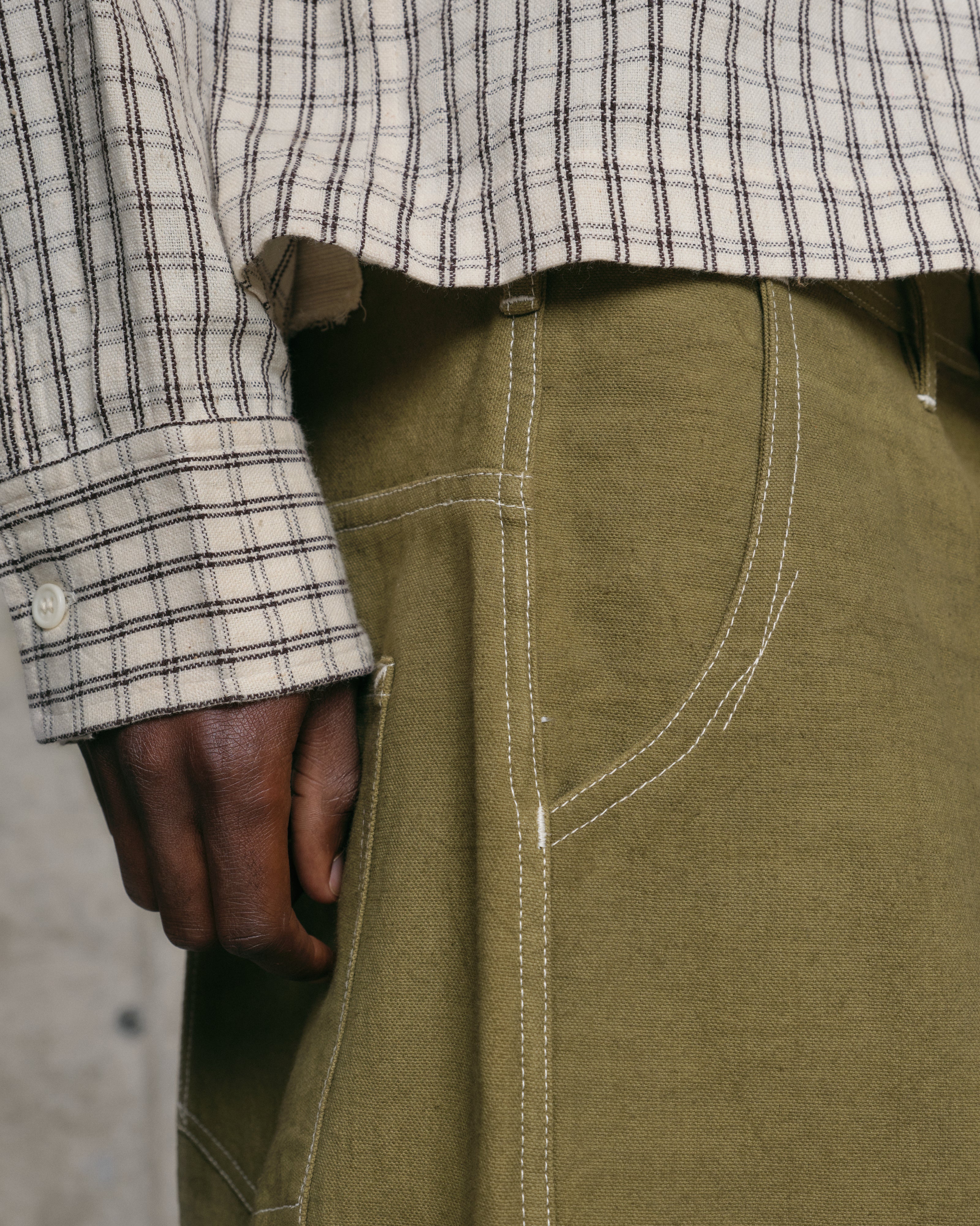 Lush Pants - Olive Wonky-Wear – Story mfg.