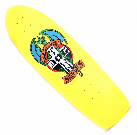 Dogtown Skates Jim Muir Red Dog OG Rider Yellow Dip 9.0 - $89.95
