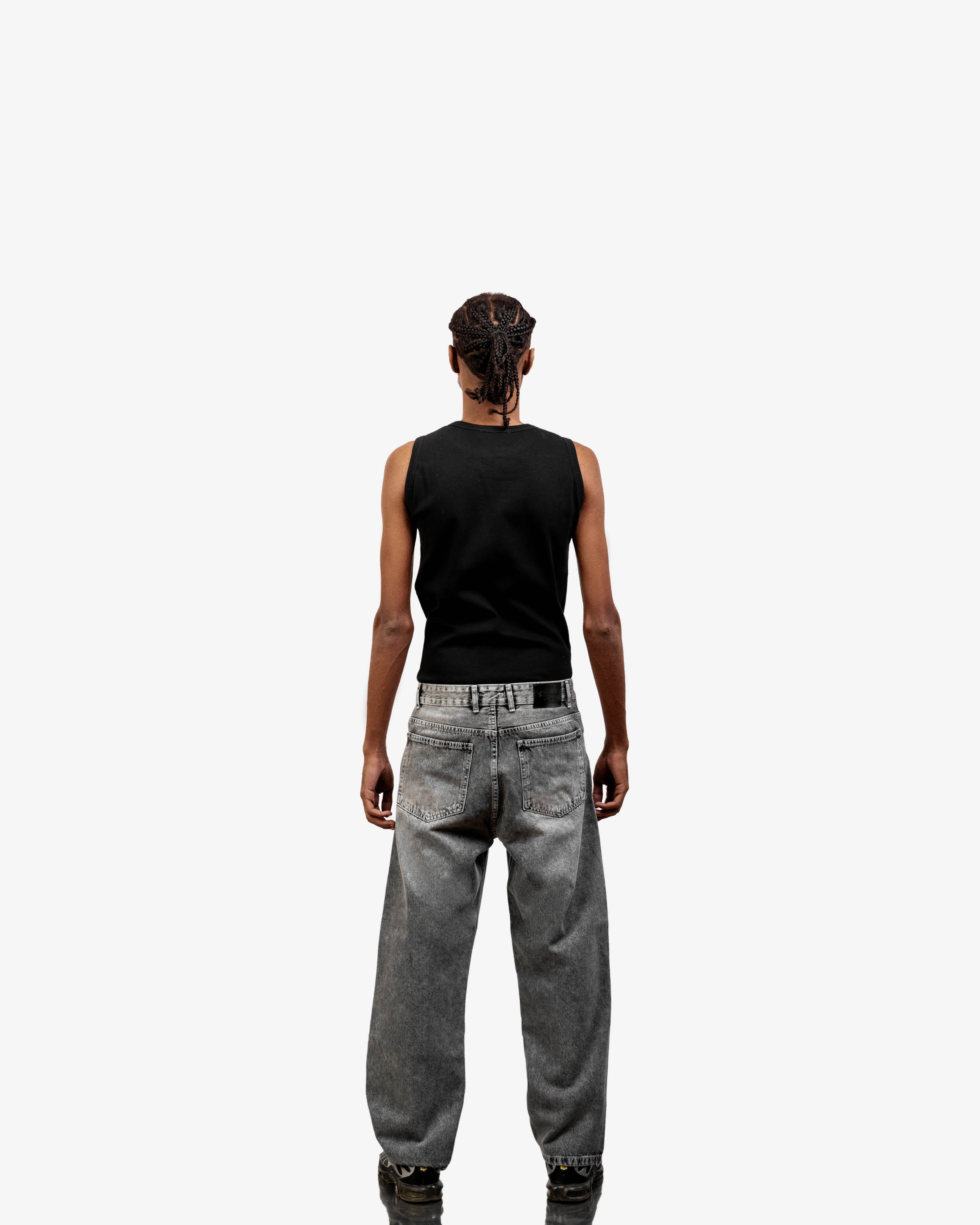 Grey Super Baggy Jeans – streetwear