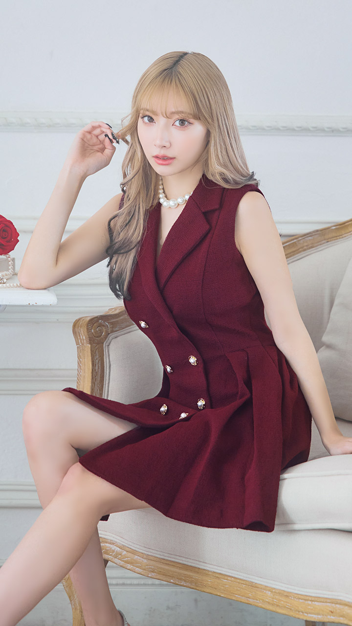 シェリエ sheller フロントポケットミニドレス sheller フロント