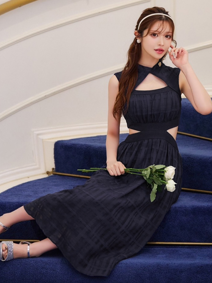 XS-Lサイズあり【DEA./ディア】バストオープンカット/ ウエスト