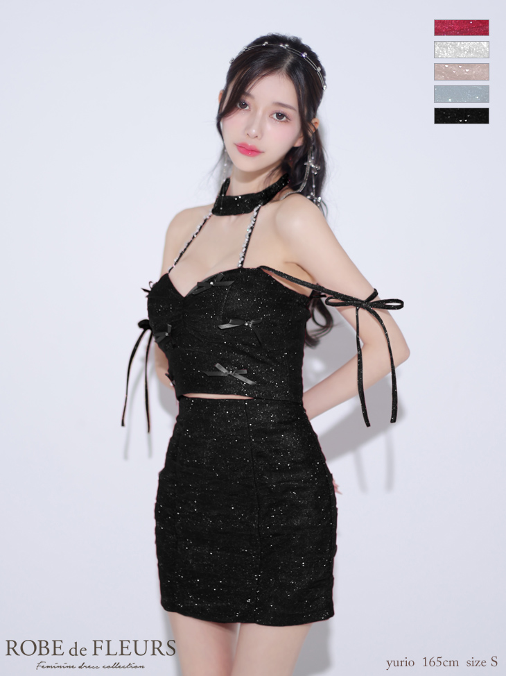 XSサイズあり【ROBE de FLEURS/ローブドフルール】バレエコア/ ミニ