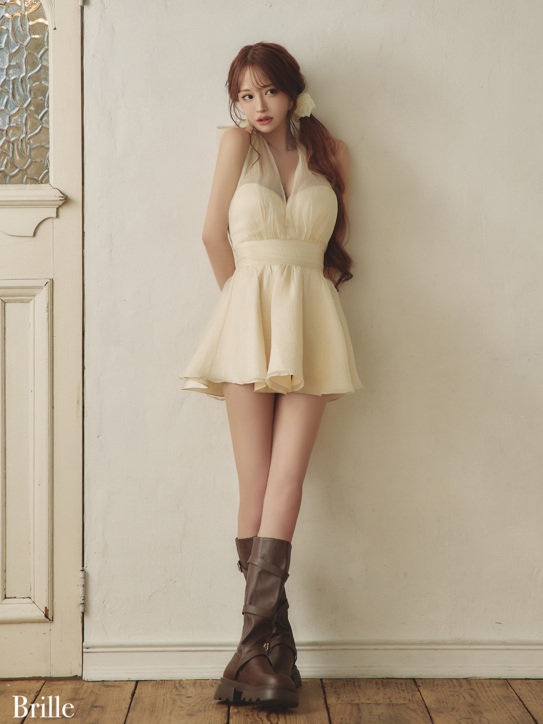 予約商品/2月下旬発送予定】XSサイズあり【brille/ブリエ】【ROBE de