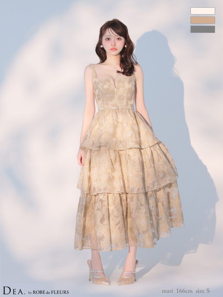 即日発送】XS-Lサイズあり【DEA./ディア】オーガンジー/ フラワー