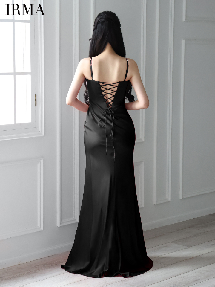 IRMA/イルマ】刺繍/ ビジュー/ キャミソール/ タック/ スリット