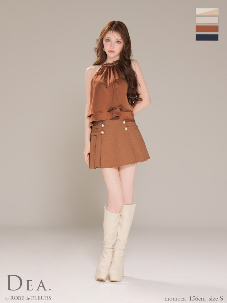 XSサイズあり【DEA./ディア】シフォン/ レイヤード/ フリル