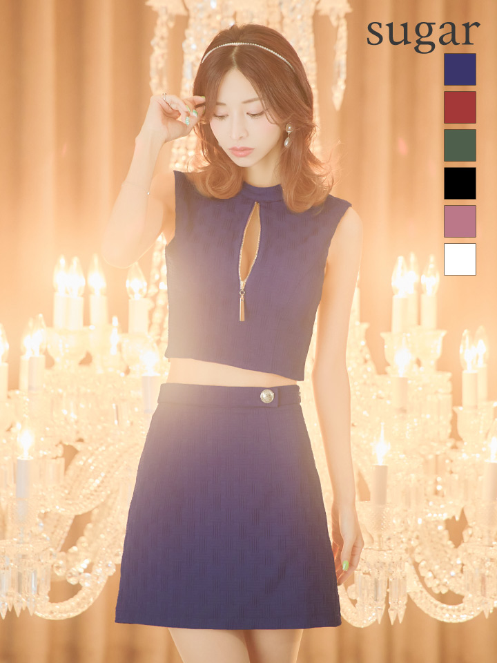 門りょうちゃん着用 XSサイズあり【Glossy/グロッシー】ジッパー