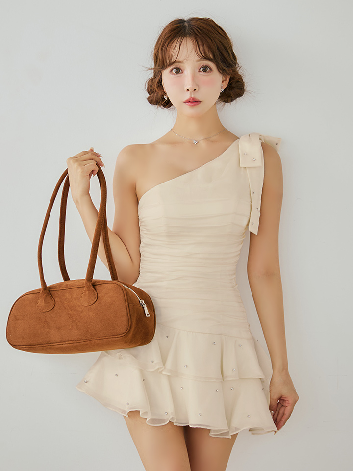 即日発送】XSサイズあり【ROBE de FLEURS/ローブドフルール】サテン