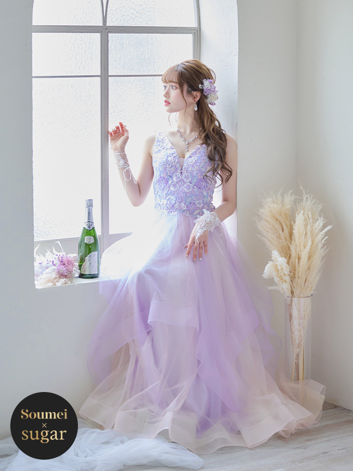 鈴音りん / 関西コレクション着用】【Lip line/リップライン】フラワー