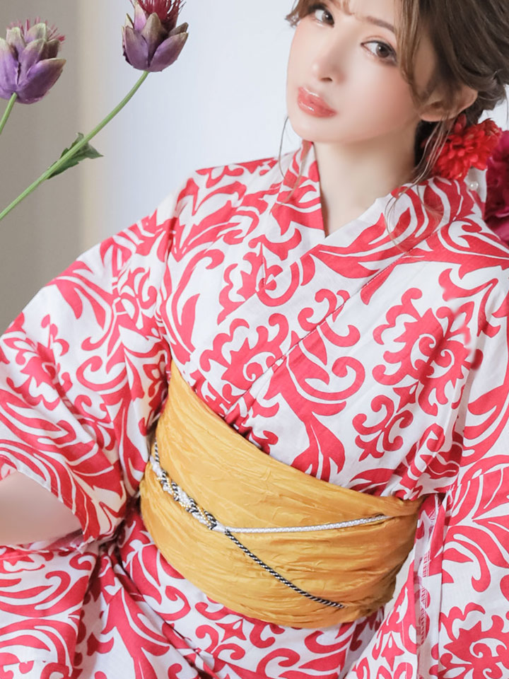 即日発送】【浴衣セール】【浴衣】sugar&Jewelsオリジナルデザイン！紅