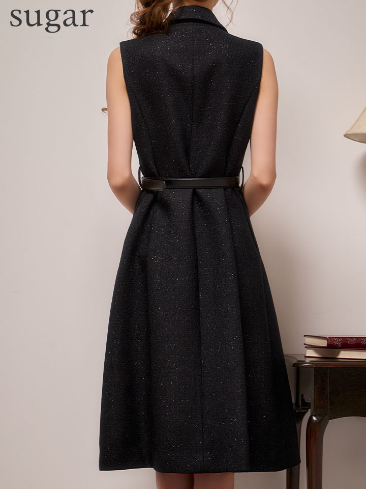 XS-Lサイズあり 【GINZA COUTURE/銀座クチュール】ラメ/ Vネック