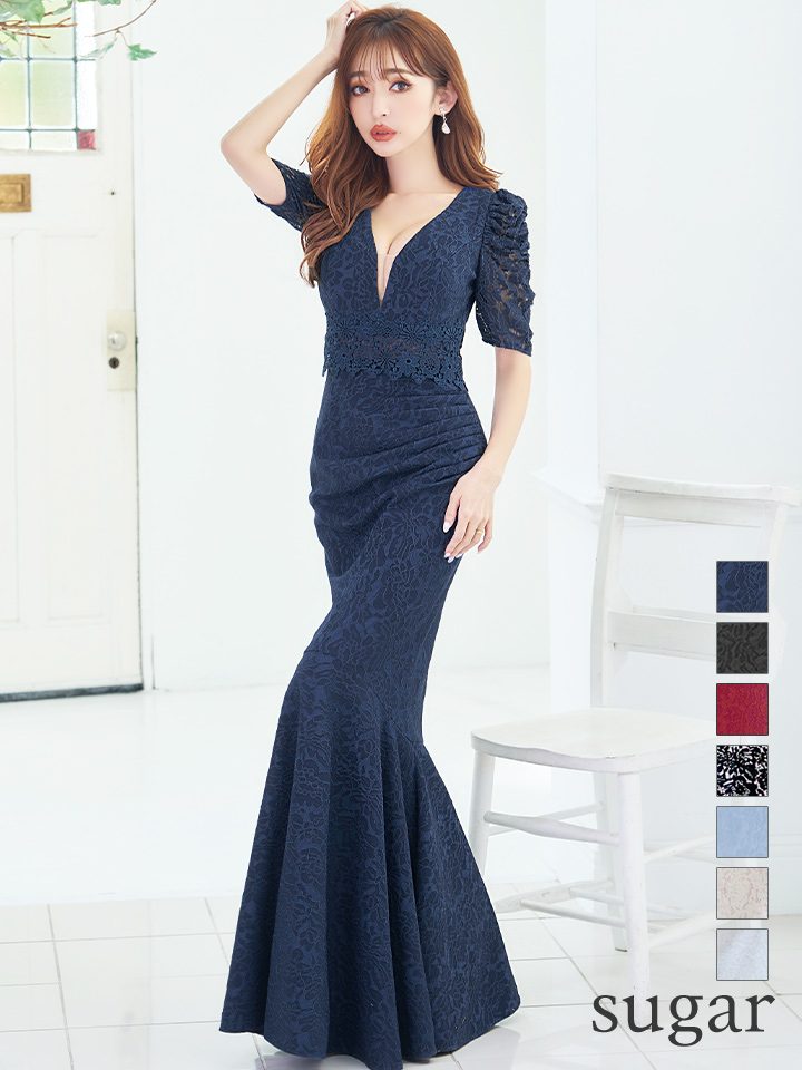 L-XLサイズあり【UNA VALERIE / ウナヴァレリェ】マーメイド/ 総レース