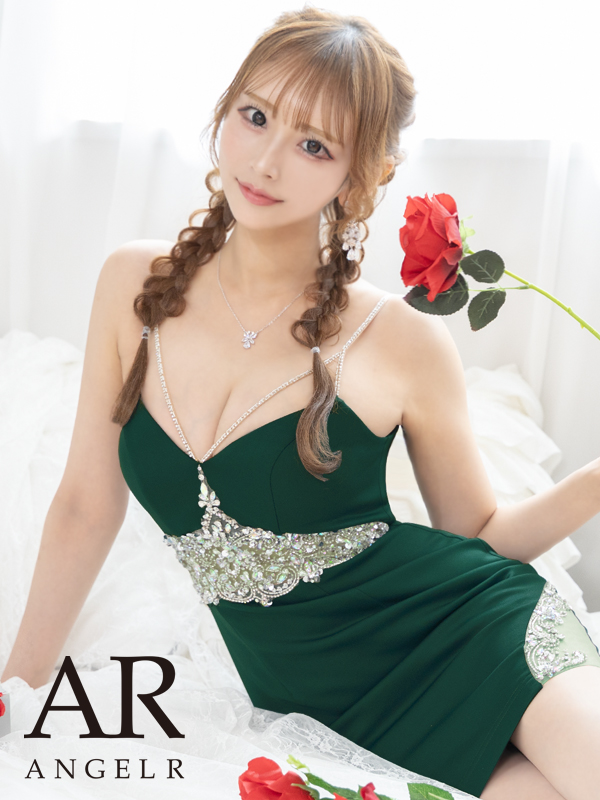 XSサイズあり【ANGEL R/エンジェルアール】ウエストメッシュ/ ビジュー